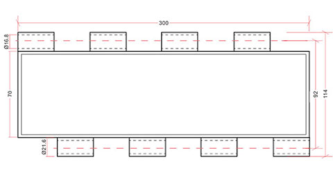 Polycarbonate transpatent slats